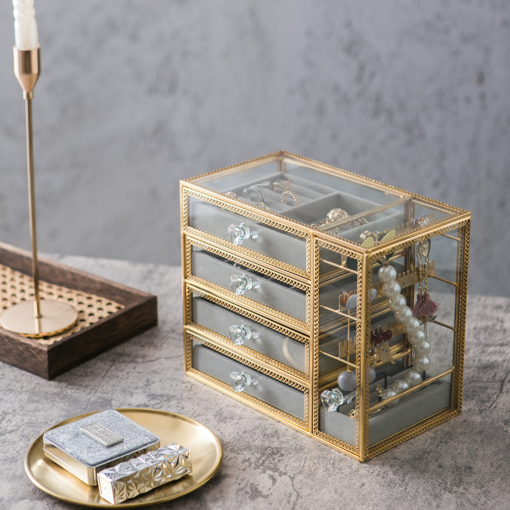 Glass Jewelry Box