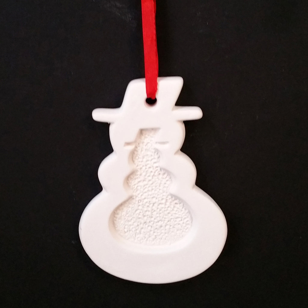 Christmas DIY White Ceramic Ornament