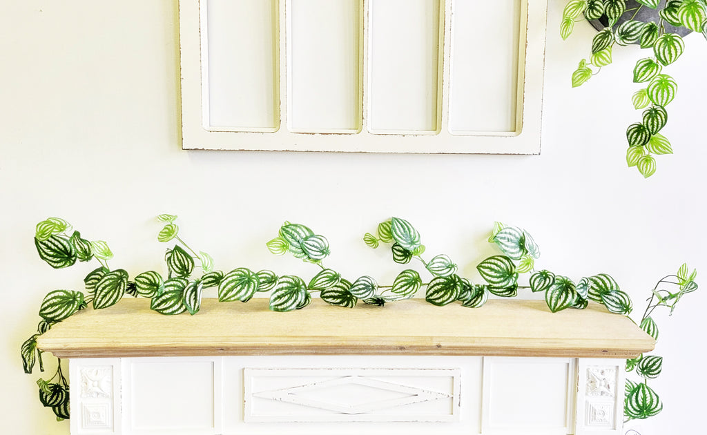 Watermelon Peperomia Real Touch Garland