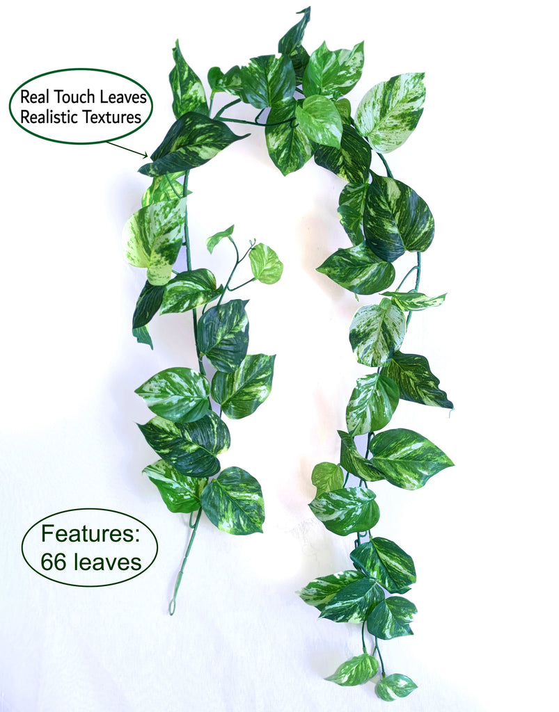 Pothos Leaf Real Touch Garland